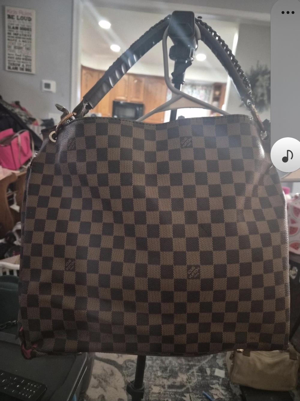 Louis Vuitton Brown Damier Shoulder Bag